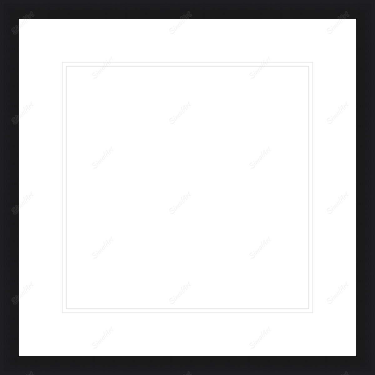 Empty frame for paper item